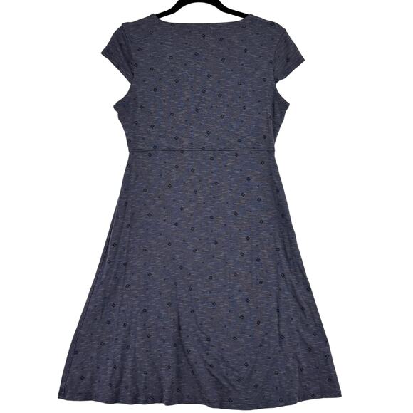 Toad & Co Rosemarie Athletic Dress A Line Cap Sleeve Gorpcore Blue Gray Size S - Picture 6 of 10